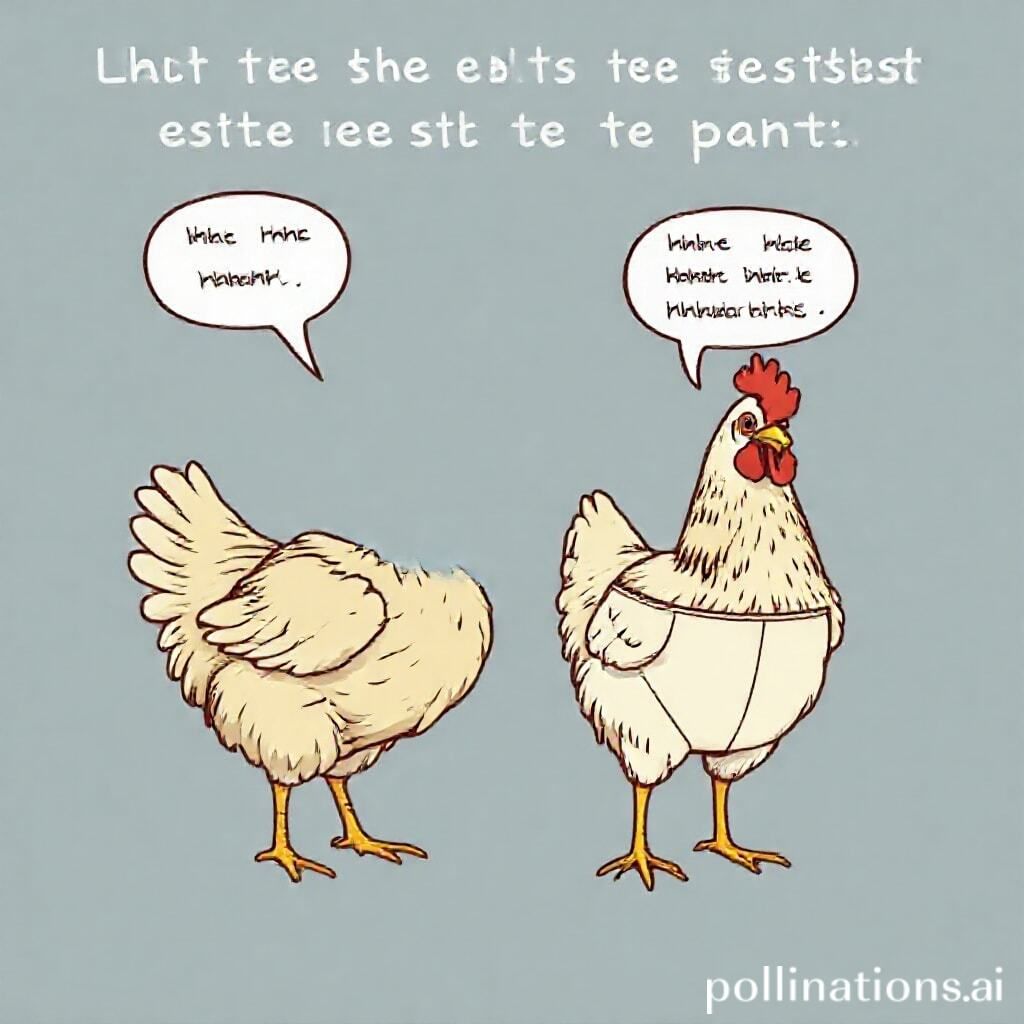 Why Don'T Chickens Wear Pants?